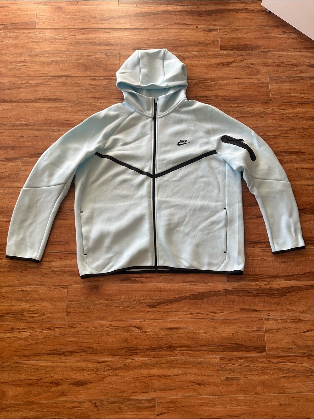 Nike Tech Fleece Full-Zip Light Blue — XXL